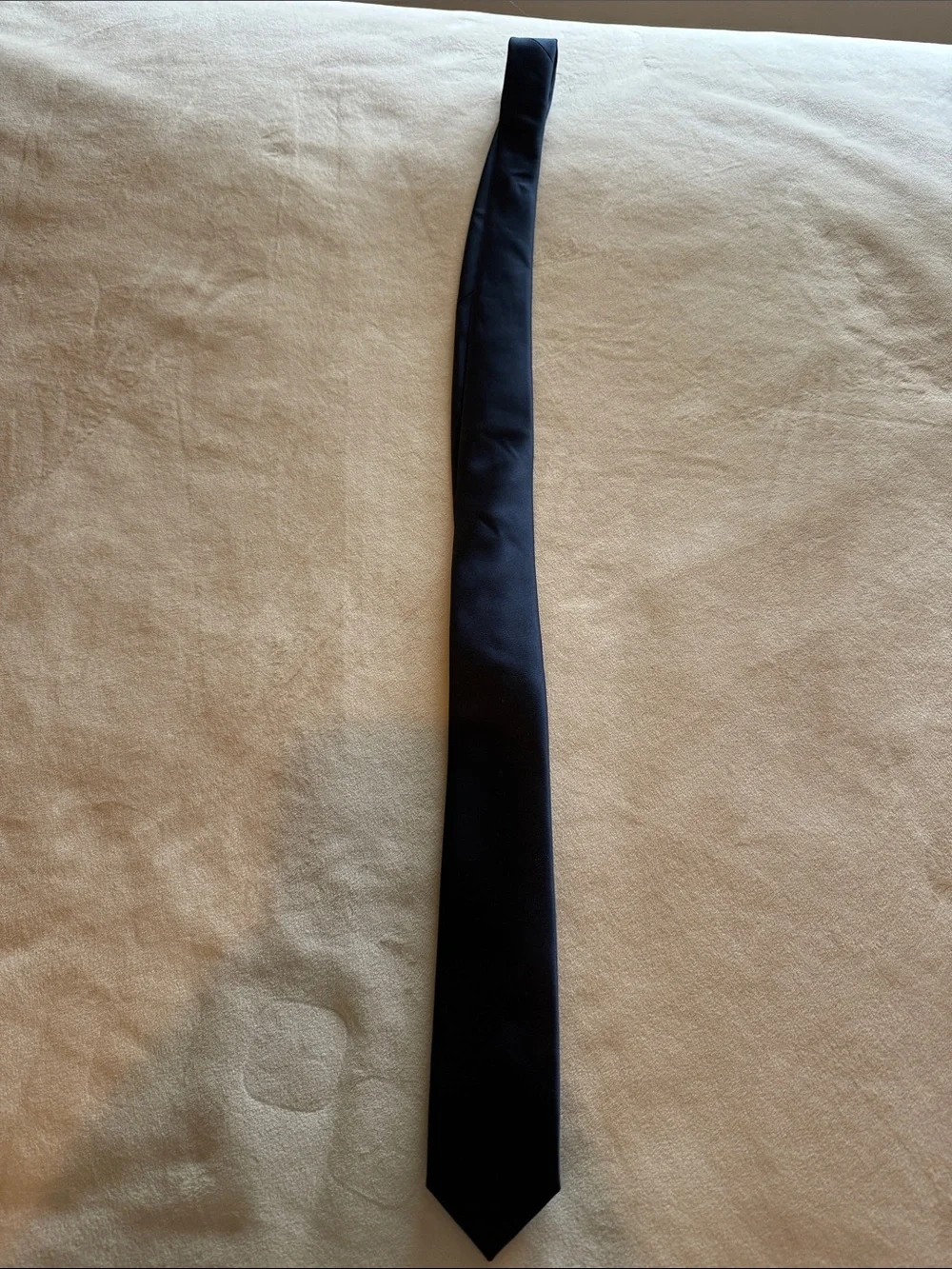 Three-Tie Set — Navy Solid, Pink & Gray Stripe, Olive Wave